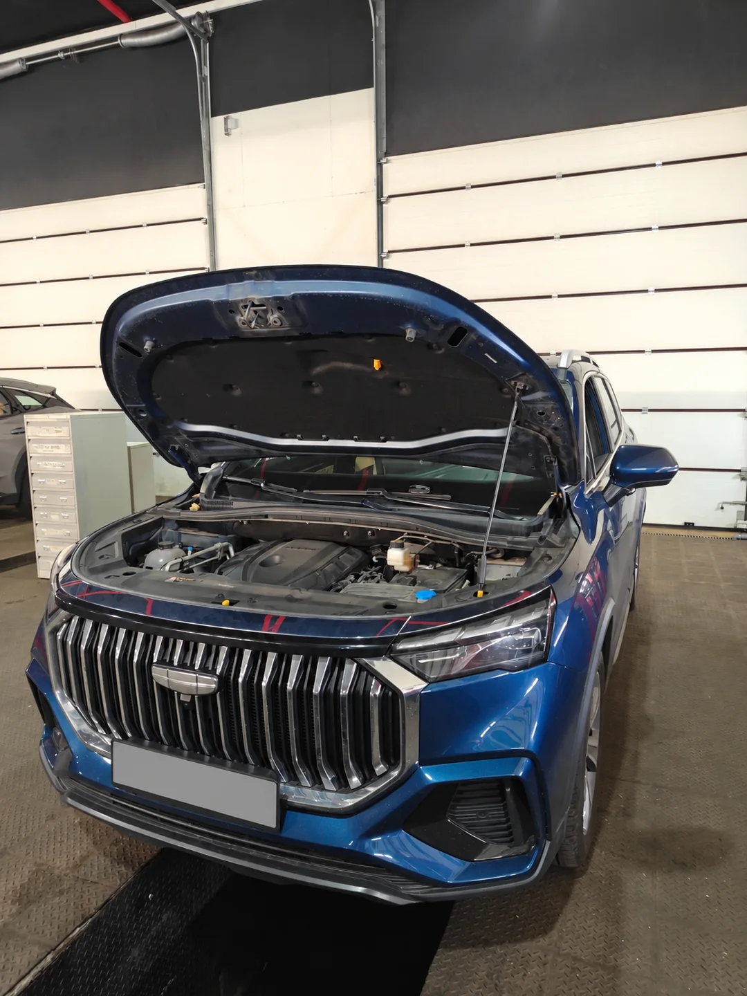 Geely Monjaro · открытый капот